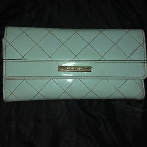 Anne Klein Tiffany blue wallet